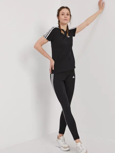 Legíny adidas čierna
