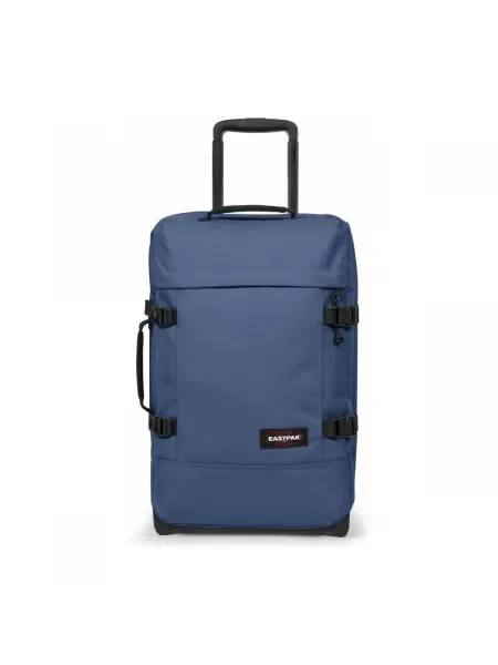 EASTPAK Kufor na kolieskach Tranverz / čierna modrá