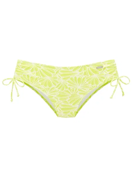 VENICE BEACH Slip costum de baie verde deschis alb
