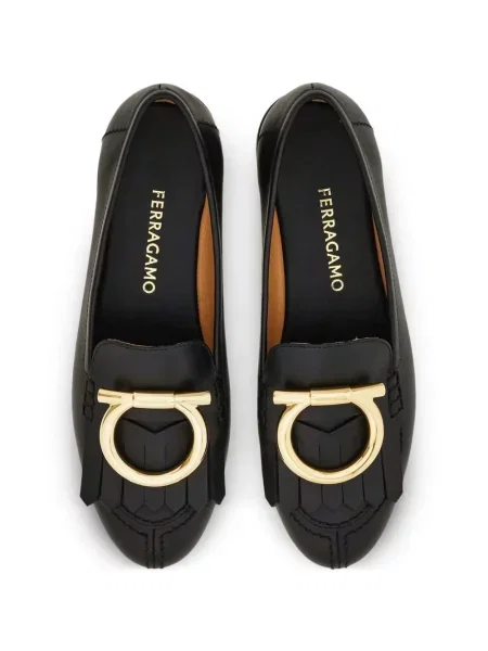 Лоуфъри Ferragamo с ресни черно