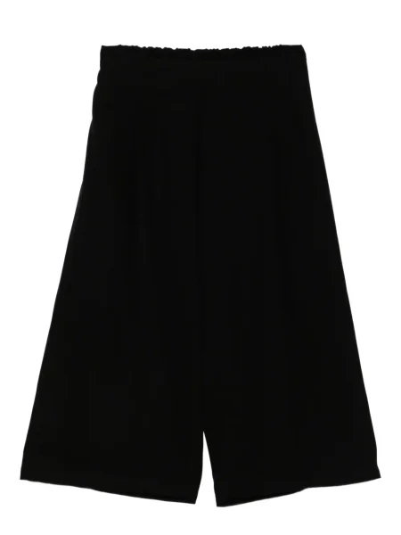 Pantaloni Yohji Yamamoto din satin negru