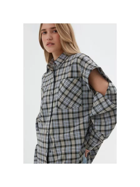 Сорочка сіро-блакитна Estro блакитна