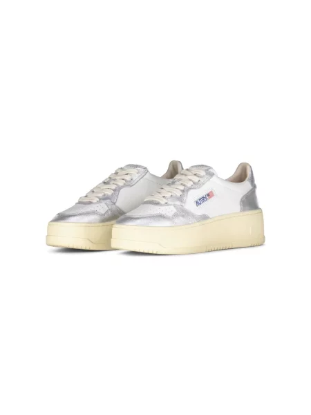 Sneakersy Autry na platformie białe