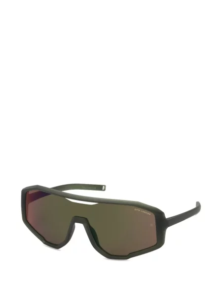 Ochelari de soare Dita Eyewear cu imprimeu geometric verde