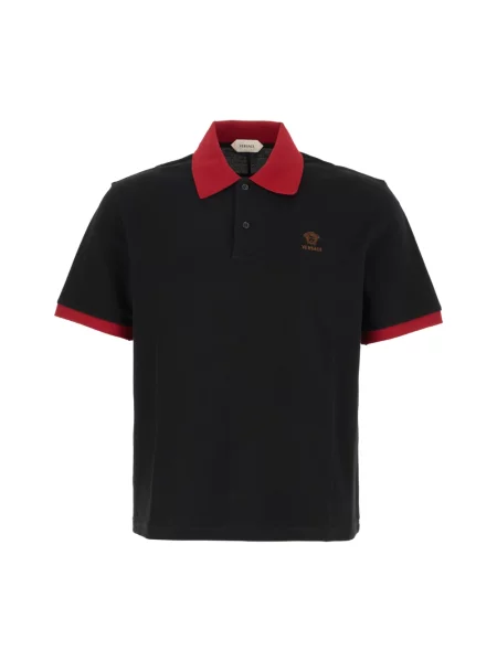 Koszulka polo Versace czarna