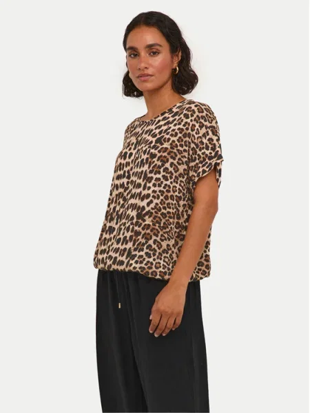 Kaffe Tricou Amber maro