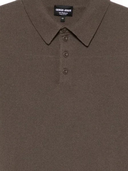 Tricou polo Giorgio Armani maro