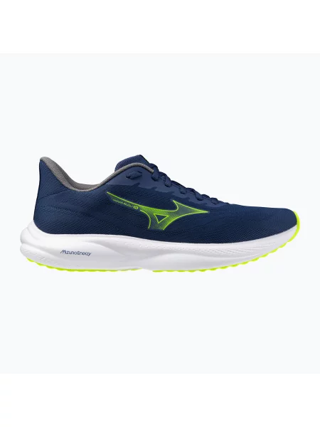 Férfi futócipő Mizuno Revolt 4 estate blue/lightning yellow. Méret: 44 EU kék