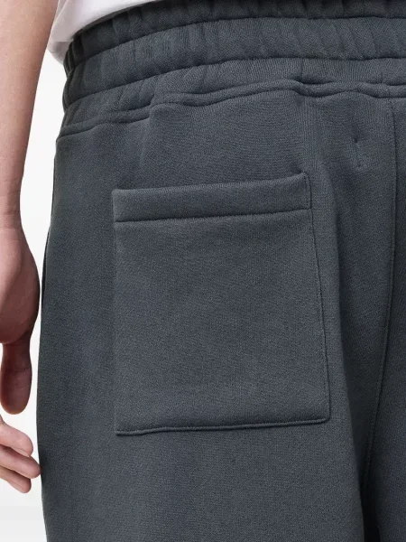 Pantaloni scurți Allsaints cu broderie albastru