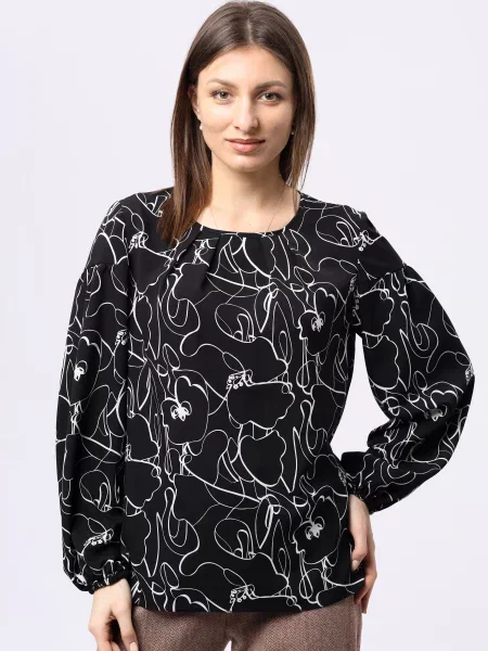 CAT ORANGE Блуза чорний