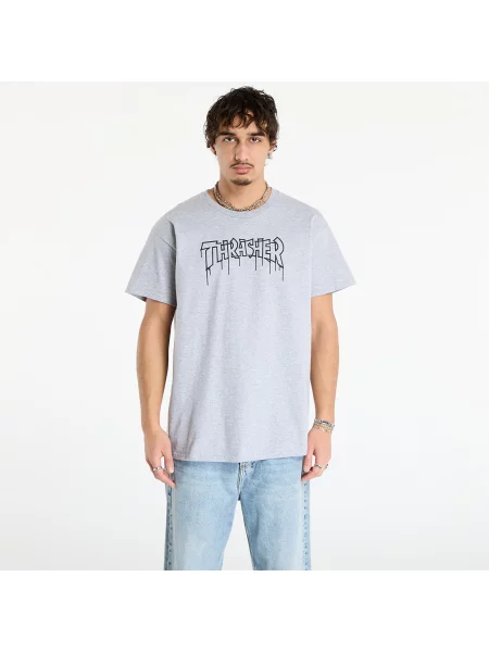 Tricou Thrasher One-liner T-Shirt Spory Grey M gri