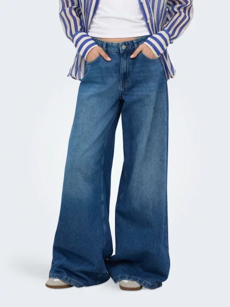 ONLY Džínsy ONLFRANCESCA denim modrá