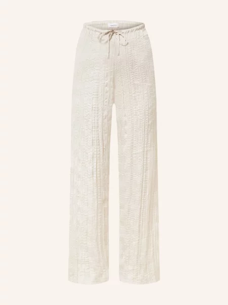 Darling Harbour Spodnie beige beżowe