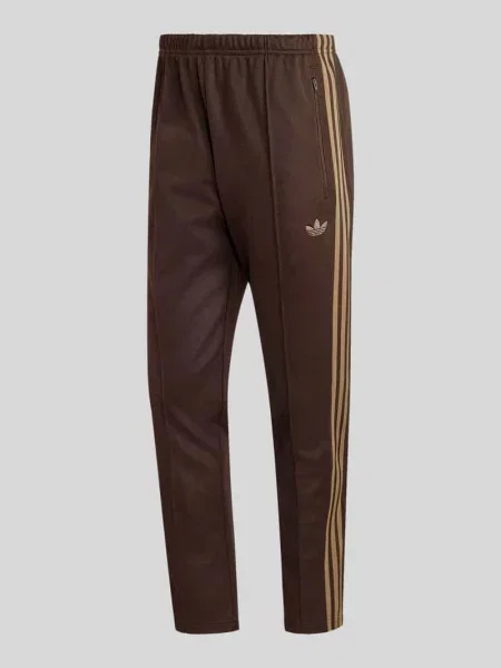 Spodnie dresowe z mieszanki bawełny z wyhaftowanym logo Adidas Originals