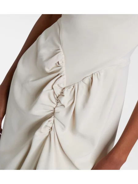 Rochie midi Vivienne Westwood cu volane drapată alb