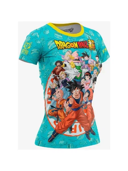 Koszulka Otso Dragon Ball z krótkim rękawem niebieska woda XS czerwona
