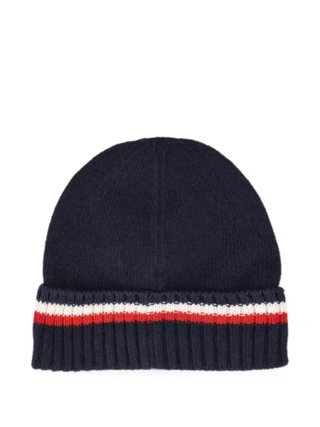 Czapka dziecięca Moncler Enfant niebieska