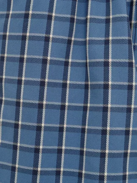 Pantaloni Baserange în carouri albastru