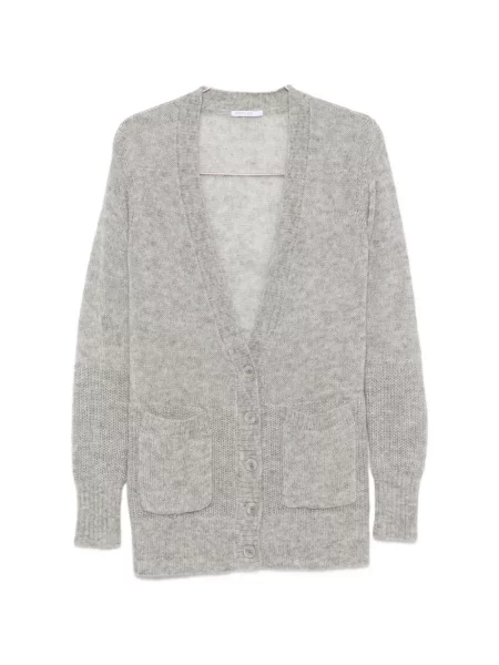 Cardigan Patrizia Pepe tricotate gri