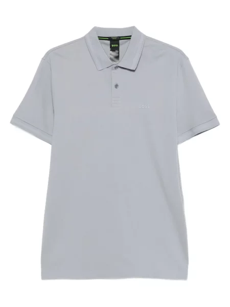 Polo Boss cu imagine gri