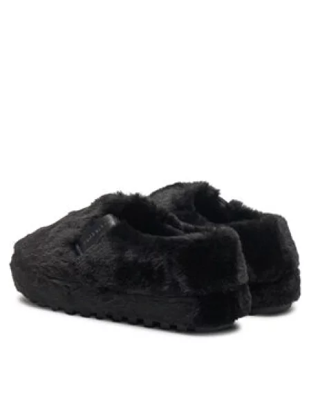 Papuče Calvin Klein Jeans Home Anke Slipper Wn Fur crna