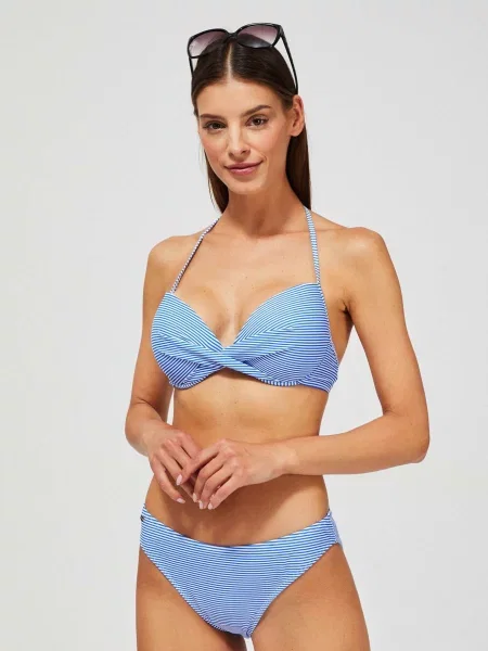 Bikini Marisse cu dungi albastru