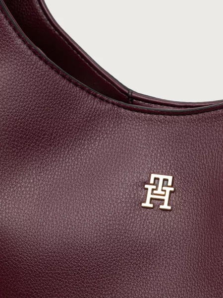 Tommy Hilfiger чанта тип хобо дамска от имитация на кожа