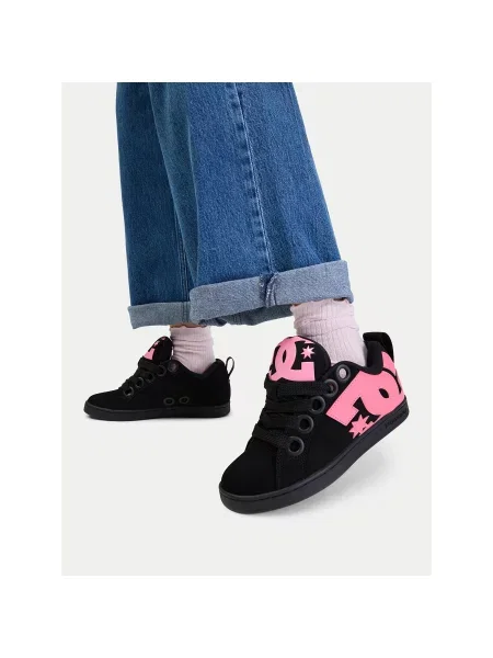 Снікерcи DC Shoes EO-COURT GRAFFIK PUFF чорний