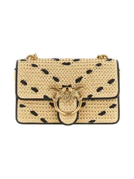 Torebka crossbody Pinko beżowa