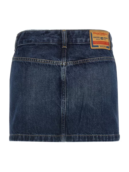 Spódnica jeansowa Diesel niebieska
