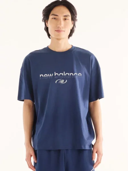 Футболка New Balance синя