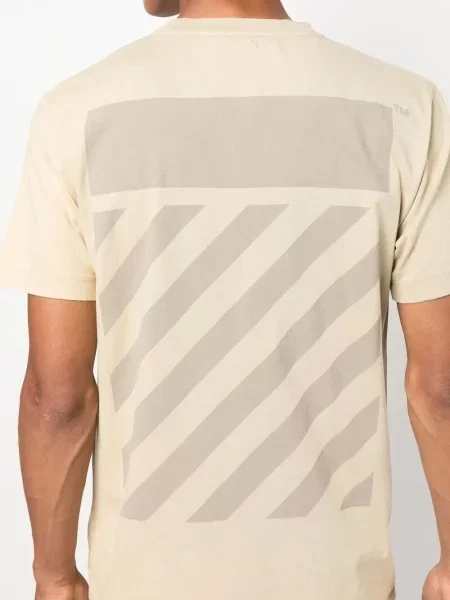 Μικρός μπλούζα Off-white με σχέδιο λευκό