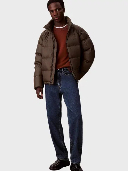 Пуховик Calvin Klein коричневый