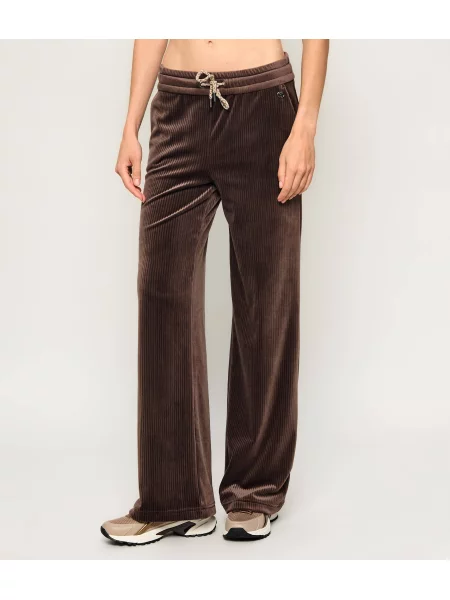 Marc Cain Pantaloni de tricot | Relaxed fit maro