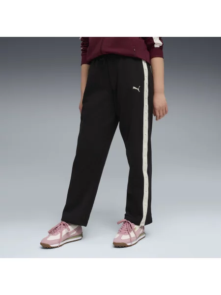 PUMA Młodzieżowe spodnie dresowe Essentials Tape o luźnym kroju Odzież czarny