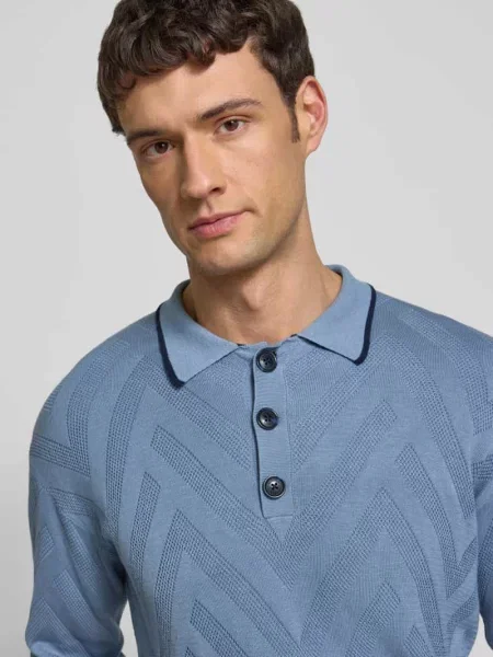 Longsleeve w dzianinowym wyglądzie krój regular fit Scotch & Soda