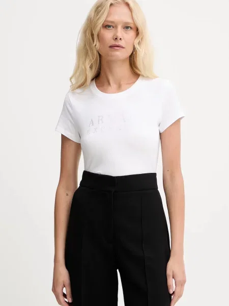Armani Exchange tricou alb