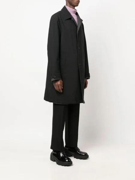 Oboustranný kabát Prada Pre-owned černý