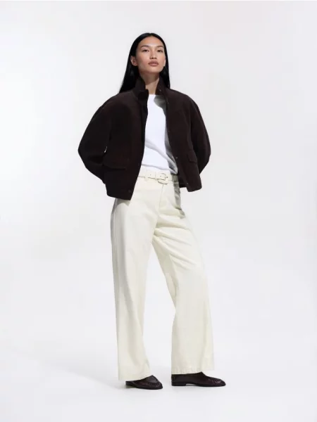 Reserved LADIES` OUTER JACKET gri-maroniu gri