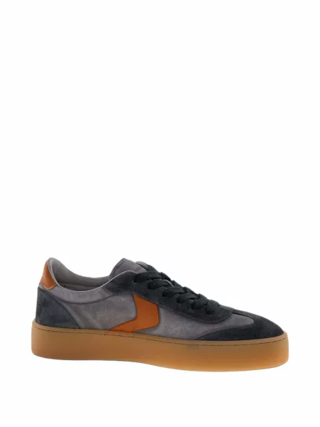 Sneakersy Voile Blanche skórzane szare