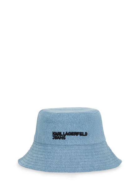 KARL LAGERFELD JEANS Pălărie / negru albastru