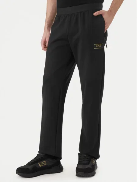 Emporio Armani Spodnji del trenirke črna