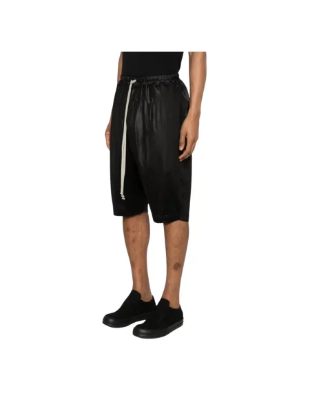 Szorty Rick Owens ze sznurkiem czarne