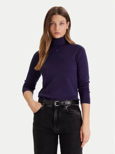 Tommy Jeans Golfas Essential violetinė