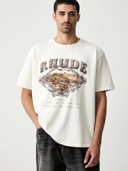 RHUDE tricou din pentru bărbați