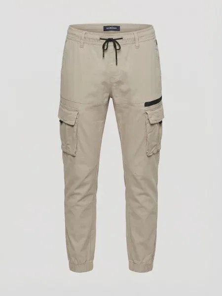KOROSHI Pantaloni bej