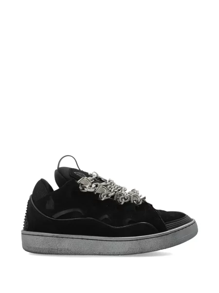 Sneakerși Lanvin din piele negru
