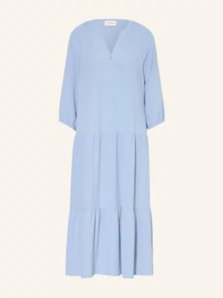 Cartoon Sukienka Z Rękawami blau