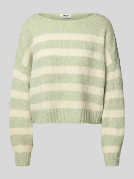 Sweter z dzianiny o kroju regular fit ze wzorem na całej powierzchni model ‘LAYA’ Only