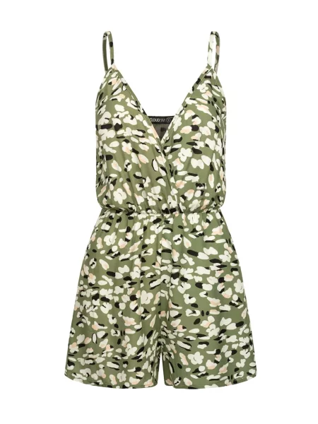 Overal krémová / olivová černá